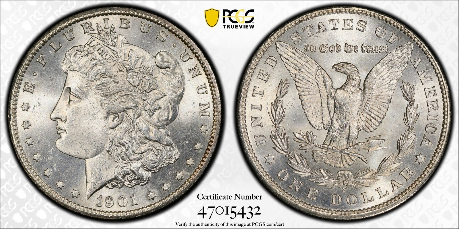 1901-S $1 MS64 PCGS