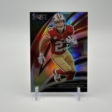 2025 Select Christian McCaffrey Club Level Silver Holo # 218 San Francisco 49ers