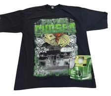 Fuya Vintage Hip Hop Paper Chaser Dice Black T-Shirt Men’s Size 3XL Made in USA