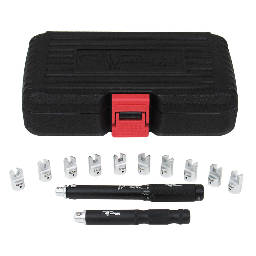 Pit Posse Motorcycle Wheel Spoke Torque Wrench Adjustable V2