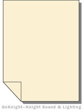 Lee Filters Lighting Gel Sheet 763 Wheat
