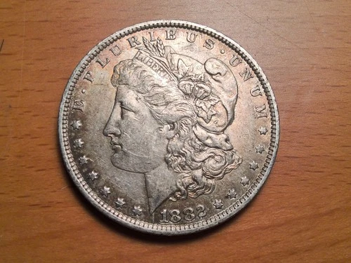 1882-O Morgan Silver Dollar $1 AU New Orleans Mint Nice details