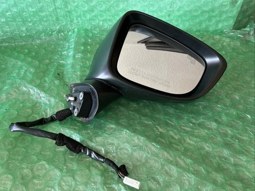 14 - 16 Mazda 6 Heated Driver Side Mirror With Blind Spot Monitor Jet Black Mica