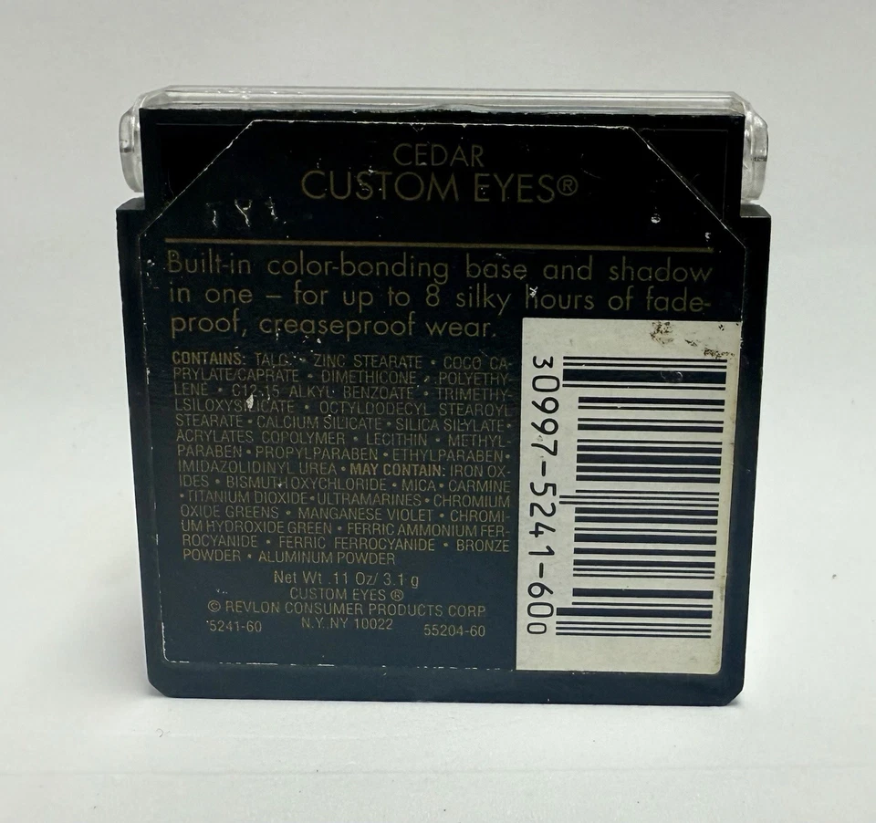 Revlon Custom Eyes Eye Shadow - Cedar - Vintage Original Sold As Is - NOS - New - Image 2 of 4