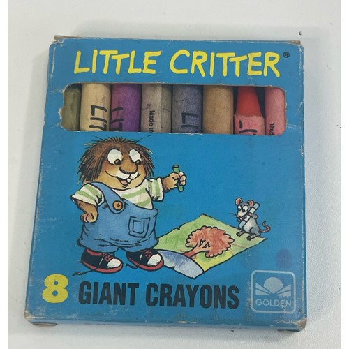Vintage 1992 Little Critter Mercer Mayer Giant Crayons