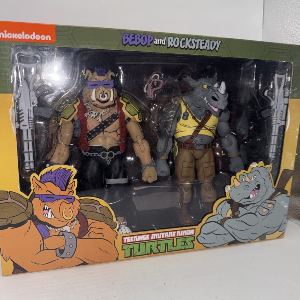NECA TMNT Teenage Mutant Ninja Turtles Bebop and Rocksteady Action