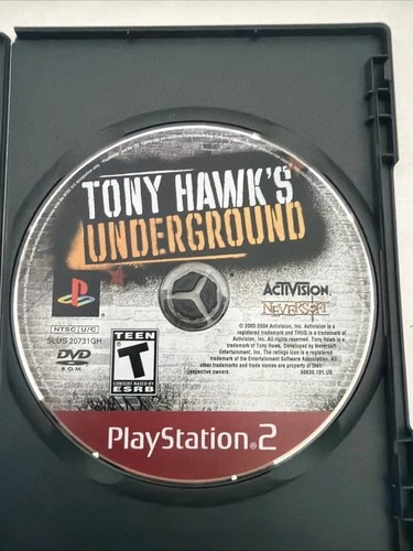 Tony Hawk's Underground (Sony PlayStation 2 PS2, 2003) Disc Only Tested