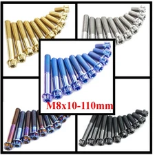 Titanium alloy Screws M8x20 25 30 35 40 45 50 55 60 70 80 90mm Flange Star Bolts