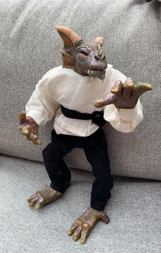 Handmade Lizard Doll. Dressed Lizard.  Fully clothed Mythical creature 