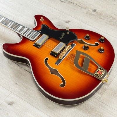 Hagstrom VIK67-G-VSB '67 Viking II Semi-Hollow Guitar, Vintage