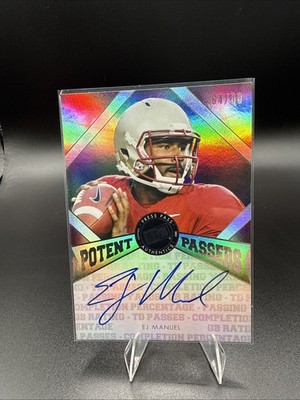2013 Press Pass - Press Pass Signings EJ Manuel #PPS-EM Gold /99 Auto FSU