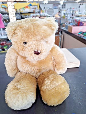 Rich Beige Teddy Bear Plush Stuffed Animal 10''