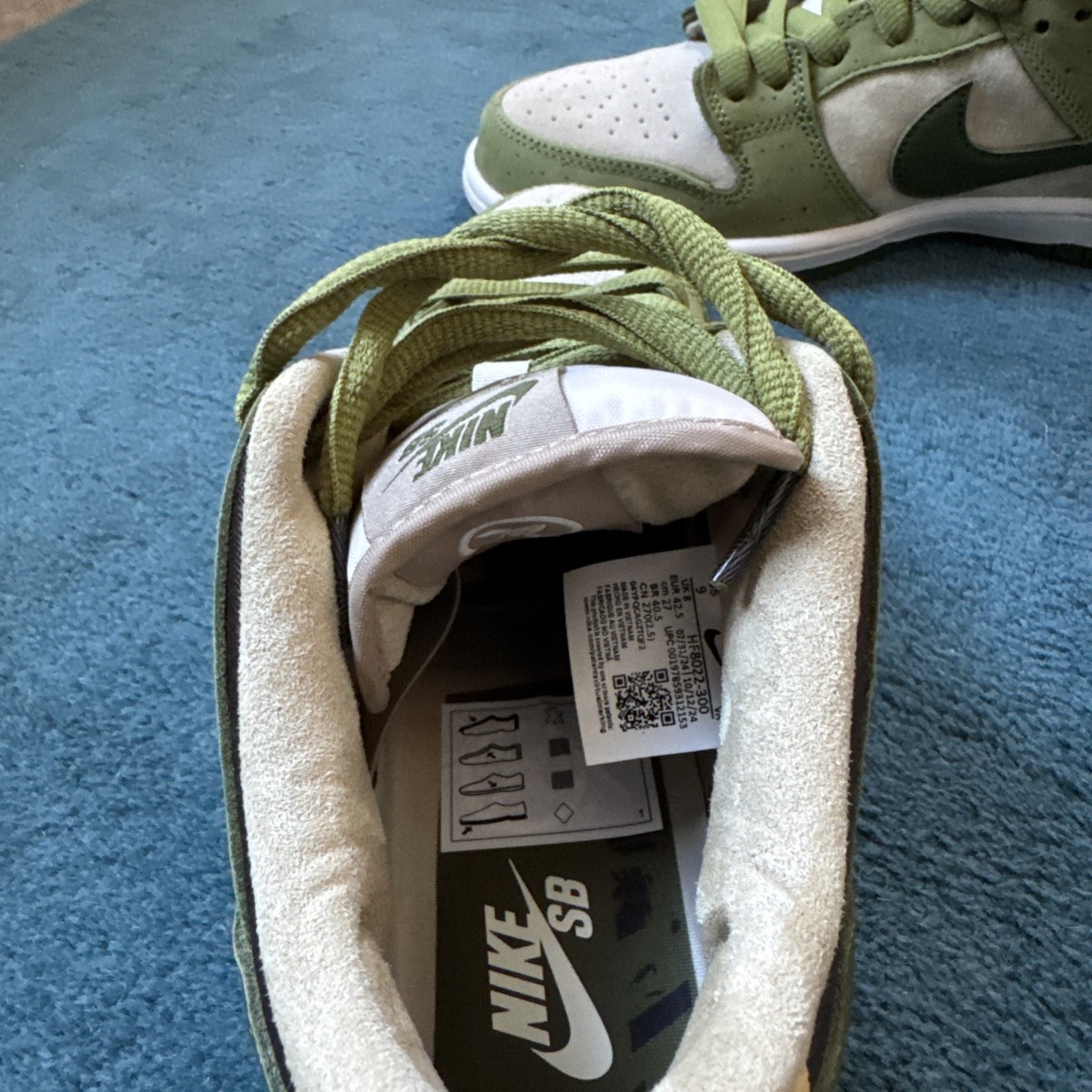 Nike SB Dunk Low X Yuto Horigome Matcha Asparagus Green | UK 8
