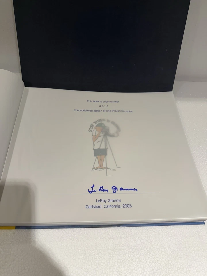 2006 LEROY GRANNIS SIGNED LTD 1000 COPIES SURF PHOTOS OF 60'S &70'S W/ SLIPCASE - Image 2 of 4