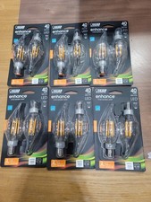 Led 40w Enhance Vivid Natural Ca-10 Flame Tip E12 6pk-12pc Dimmable Candelabra Led 40w Enhance Vivid Natural Ca-10 Flame Tip E12 6pk-12pc Dimmable Candelabra