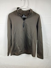 Kerrits Quarter Zip Performance Top Black/Brown, Size XL riding