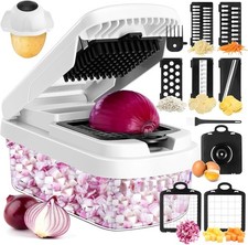 15-In-1 Vegetable Fruit Chopper Cutter Food Onion Veggie Dicer Slicer Kitchen
