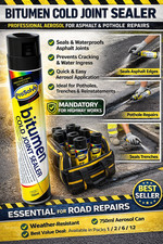 Bitumen Cold Joint Sealer Spray 750ml – Tack Coat for Asphalt & Tarmac Repairs