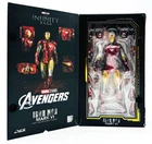 Threezero DLX Infinity Saga Iron Man Mark VI Model Action Figure - Read Descript