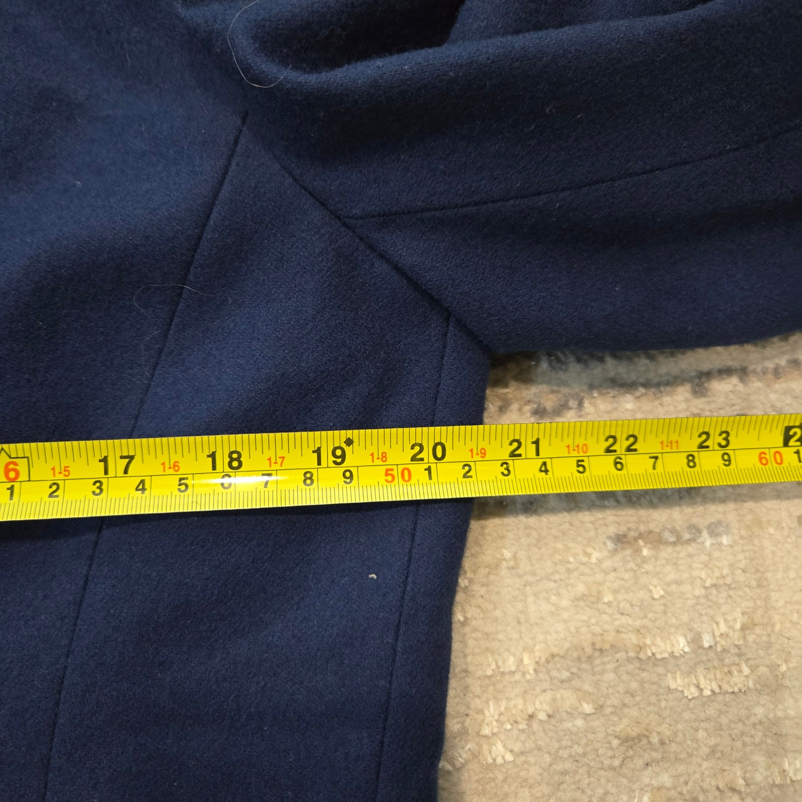 Vintage Pendleton One Button Blazer Jacket Blue 1… - image 5