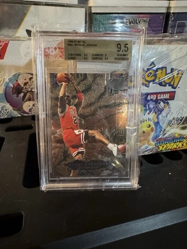 MICHAEL JORDAN 1996-97 Fleer Metal - Metal Shredders #241 BGS 9.5 Chicago Bulls