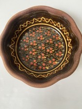 Alan Frewin Bowl Studio Pottery Vintage Slip Decoration Millhouse
