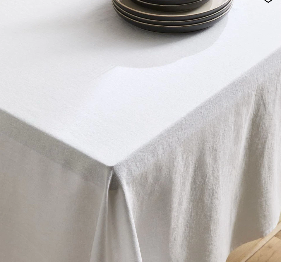 Mantel de lino West Elm 100 % europeo 70x108 nuevo con etiquetas venta al por menor $120 lavable a máquina Foto 2 de 4
