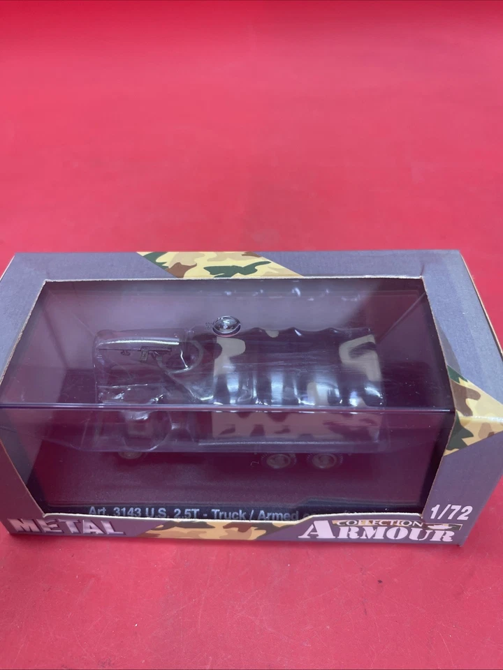 Camión de carga blindada CDC Armour Art 3143 EE. UU. 2,5 T modelo fundido a presión en caja del Reino Unido 1:72 Foto 2 de 4
