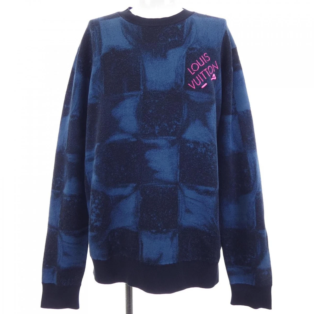 Louis Vuitton Blue Crew Neck Sweaters for Men for sale | eBay