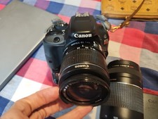 Canon EOS Rebel SL1 18MP Digital Camera w/ 18-55mm 75-300mm  No Auto Focus 