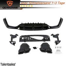 Heckdiffusor Diffusor Auspuf für Mercedes W213 2020-2023 Einfache Installation