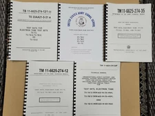 *USA* TV-7D/U TESTER TV-7  5 MANUAL SET