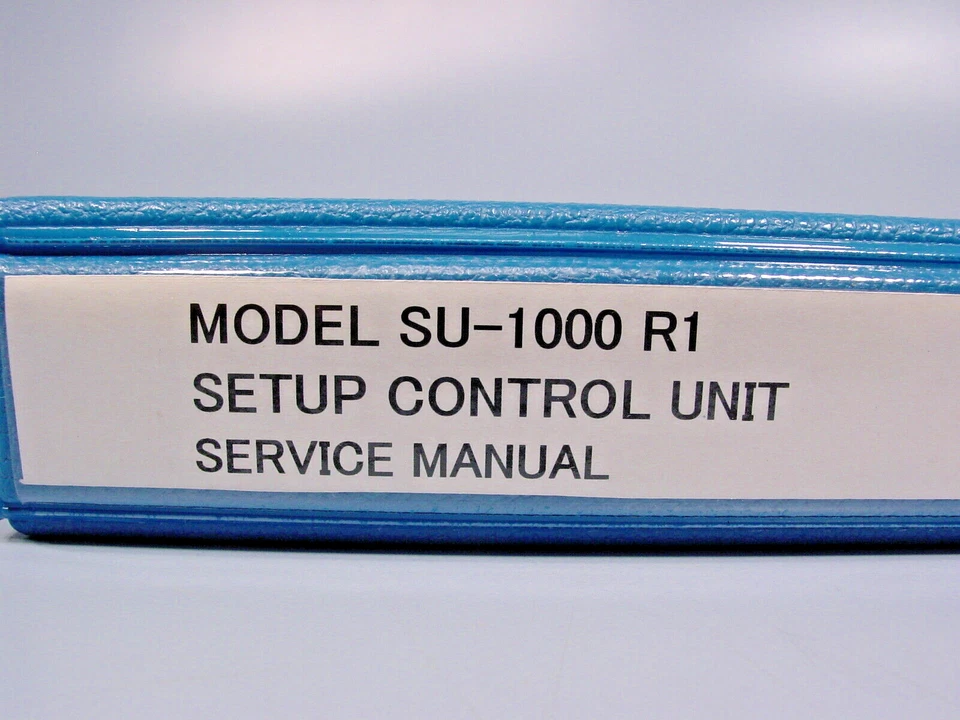 Hitachi Model SU-1000 R1 Setup Control Unit Service Manual - Image 2 of 2
