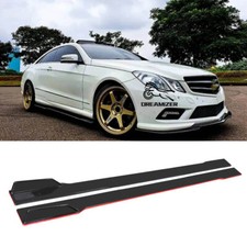 78.7" Side Skirt Extension Rocker Panel Splitter For E250 E350 E280 E300 E63 AMG