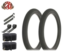 ALTALINE Bicycle 20" x 1.95 Black INFECTION (2)TIRES,TUBES,STRIPS & LEVER BMX