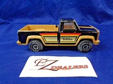 Vintage Black Tonka 7" Pickup Truck  Pressed Metal and Plastic