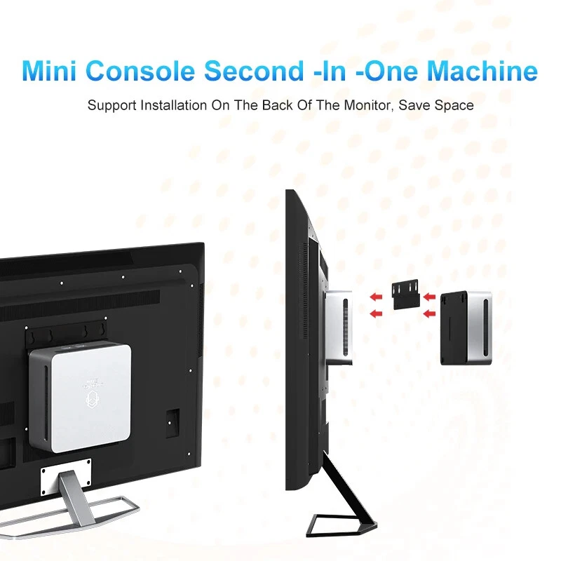 GenMachine New Mini PC AMD Ryzen 3 4300U CPU Windows 10/11 Up 3.7GHz DDR4 32GB - Image 3 of 4