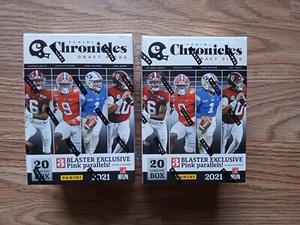 2021 PANINI CHRONICLES FOOTBALL BLASTER BOXES 2 LOT MICAH PARSONS RC AUTO?