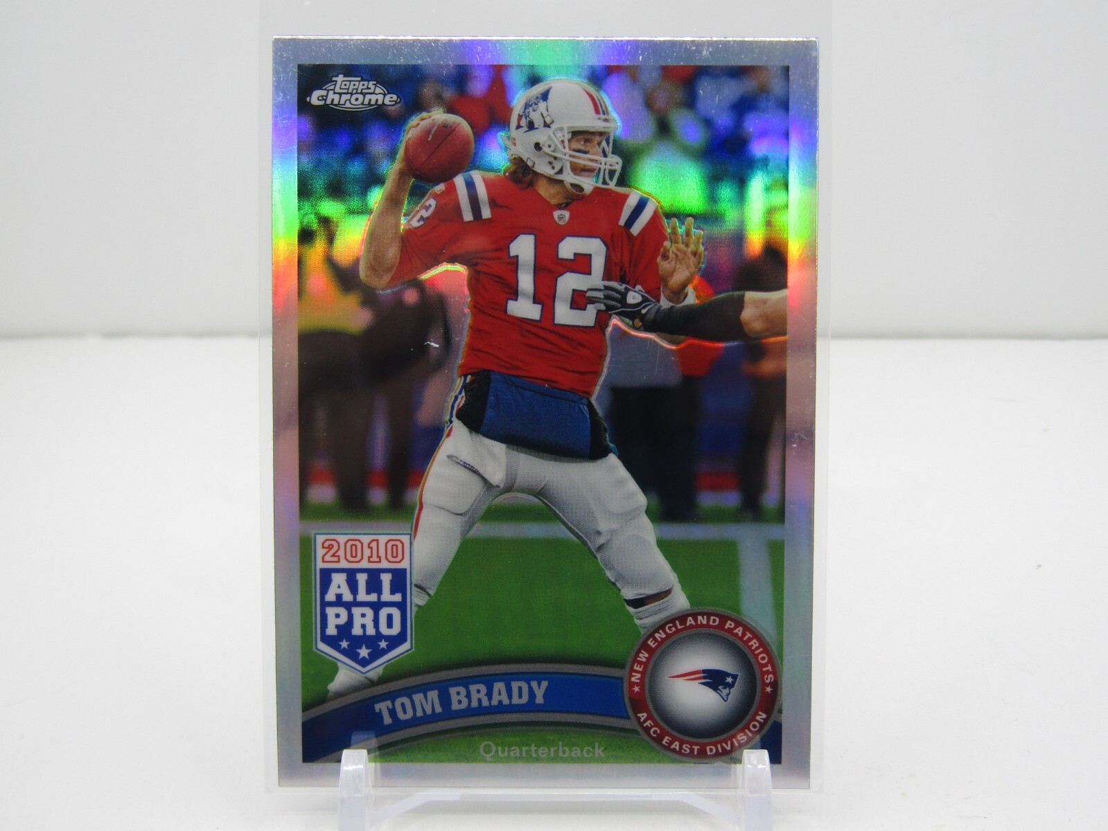 TOM BRADY 2011 TOPPS CHROME REFRACTOR! PATRIOTS!!