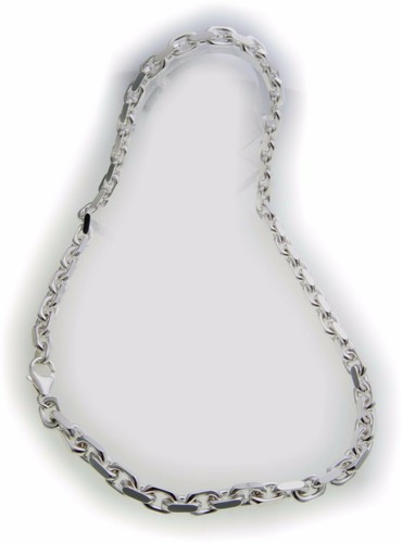 Armband Ankerkette diam. echt Silber 925 6,5 mm 21 cm Sterlingsilber Unisex - Picture 2 of 6