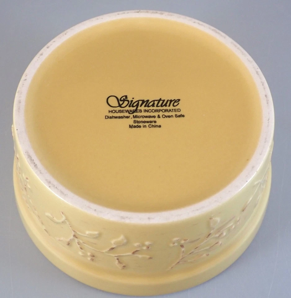 Signature Sorrento Wheat 4 1/4" Ramekin 2001 Debby Segura Designs 6 Oz - Image 3 of 4