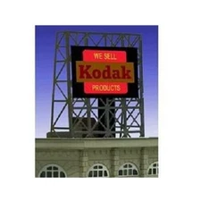 Miller Engineering ~ N/Z Scales ~ Kodak Animated Rooftop Billboard Small ~ 33887