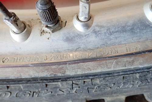 1986 1987 1988 Suzuki RM125 RM250 RM 125 250 front wheel rim hub - Picture 8 of 11
