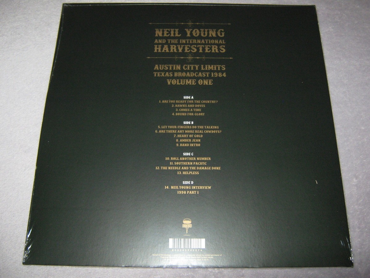 NEIL YOUNG Austin City Limits 1984 Live Complete One & Two NEW