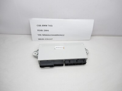 02-05 BMW 745i DRIVER FRONT LEFT DOOR CONTROL MODULE 613569404409 