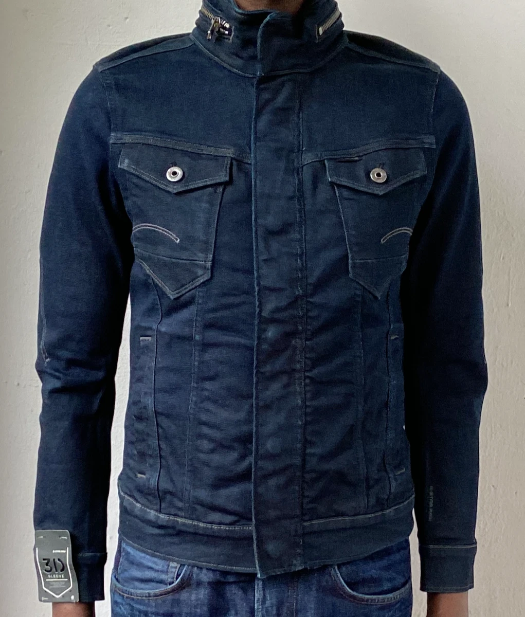G Star Arc Chopper 3D Slim Jacket 3D Raw Avio Stretch Denim S