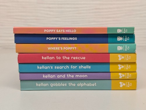 Lot of 7 KiwiCo Board Books - Kellan Koala - Poppy Panda - Preschool Daycare - Picture 2 of 9
