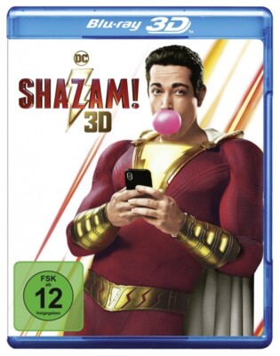 SHAZAM!-BLU-RAY 3D - ZACHARY LEVI,MARK STRONG,ASHER ANGEL   BLU-RAY NEU