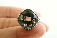 Green Amethyst Prasiolite Vermarine Solitaire 925 Sterling Silver Ring 6 7 8 9