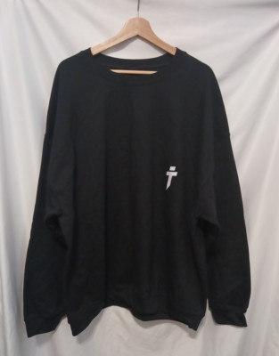 NIEPCE Crewneck Sweatshirt Men XL Natural Black Fleece
